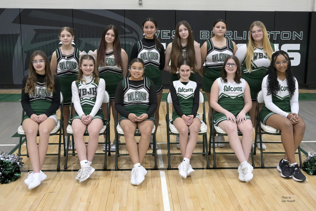 WB JH Cheerleaders 2024 – West Burlington, Iowa